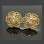 Elegant Floral Motif American Diamond Earrings