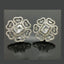Elegant Floral Motif American Diamond Earrings