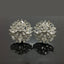 Dazzling Floral American Diamond Stud Earrings