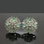 Dazzling Floral American Diamond Stud Earrings