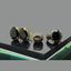 Elegant Oval-Cut American Diamond Earrings & Ring Set