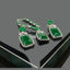 Elegant American Diamond Necklace Set With Silver Accents