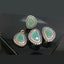 Elegant Teardrop Locket Set with Crystal Accents