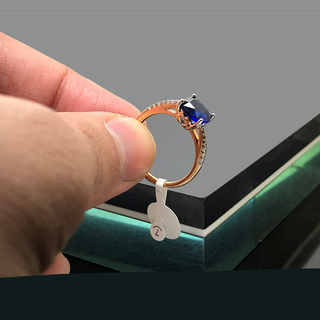 Classic Blue Sapphire Gold Ring