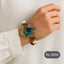 Floral Crystal &amp; Pearl Bracelet – Rs. 2,850