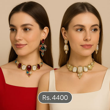 Royal Stone Choker Set – Rs. 4,400