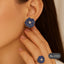 Floral Stud Earrings Sparkle Center – Rs. 2,150