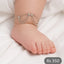 Baby Silver Payal Anklet – Elegant lightweight anklet for babies