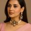 Pink Pearl Choker Set