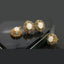 Elegant Gold Plated Crystal Locket Set