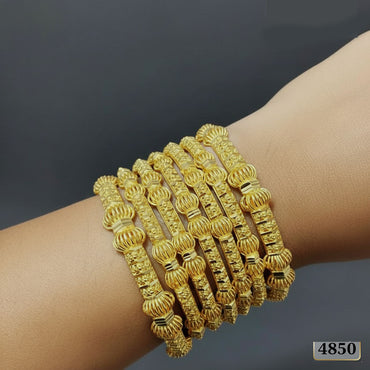 Gold-Plated Bangles (6 Pc Set) – Rs. 4850