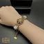 Ornate Pearl Flower Bangle Bracelet for Women - Rs 2850