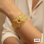 Traditional Indian bridal kada with intricate floral design, priced Rs. 4650