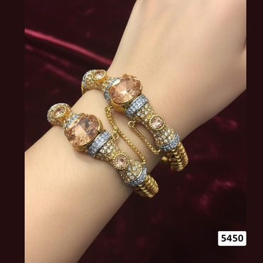 Ornate Crystal Stone Bangles – Rs. 5450