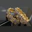 Vintage-Inspired Gold-Plated Floral Bangles