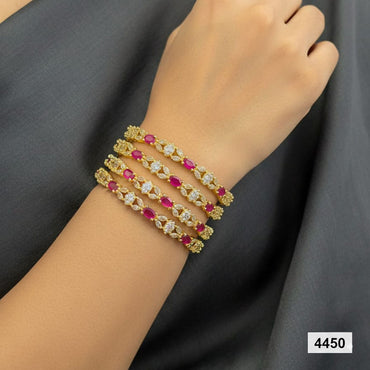Crystal Stone Bangles – Rs. 4450