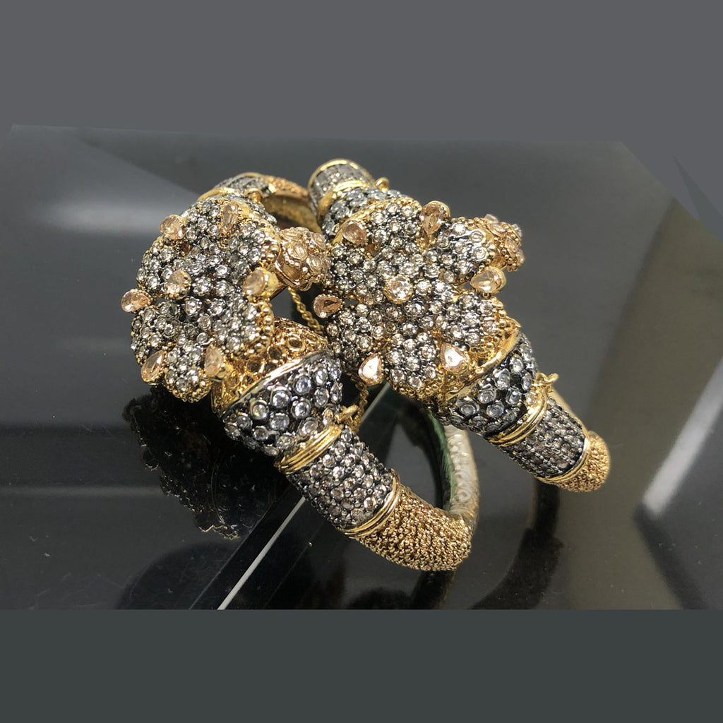 Floral Motif Bangles