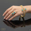 Turquoise Stone Bracelet and Matching Ring Set