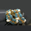 Elegant Pearl  Crystal Gold Bangles Set