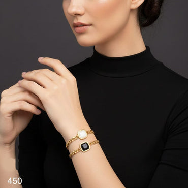 The Serene Stone Bracelet with minimalist stone centerpiece, priced Rs. 450