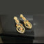 Charming Gold Plated American Diamond Earrings
