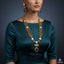 The Majestic Statement Set with bold necklace and matching earrings, priced Rs. 2650