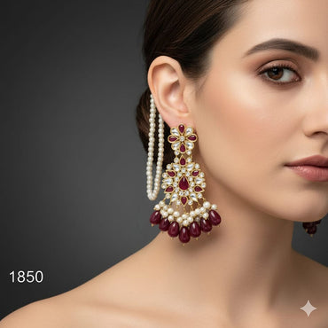 Kundan & Pearl Earrings – Rs. 1850