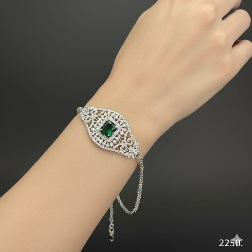 Art Deco Inspired Rhinestone Bracelet - RS 2250