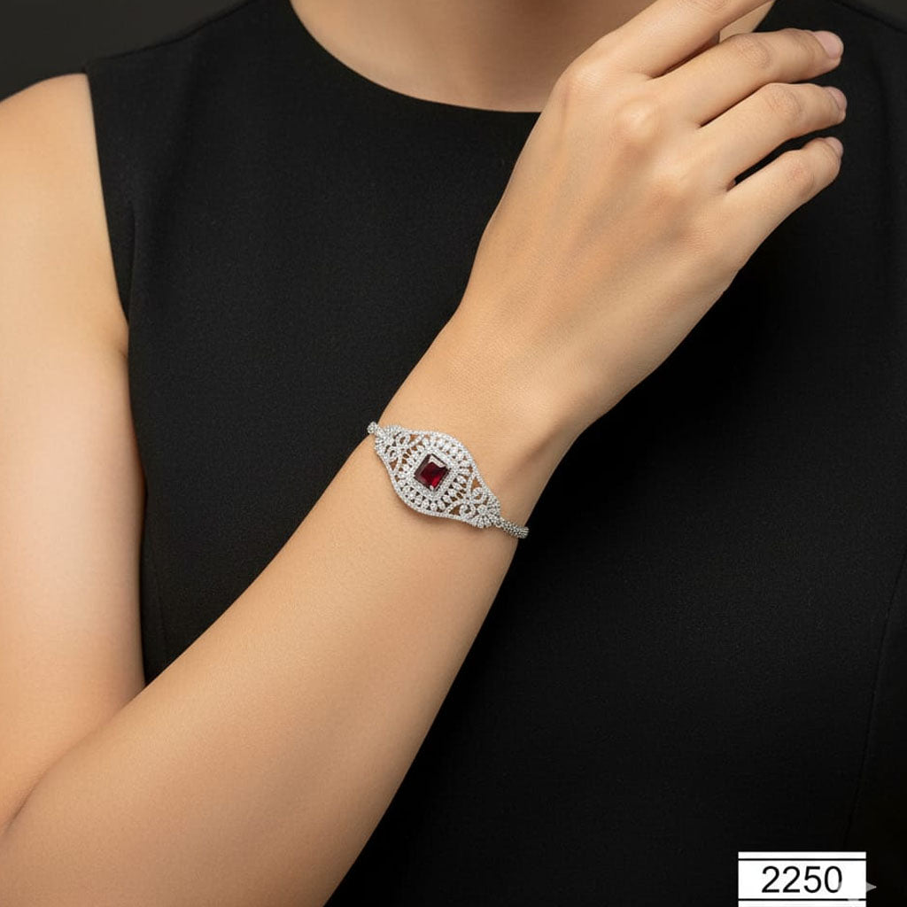 Art Deco Inspired Rhinestone Bracelet - RS 2250