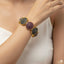 Azure Stone Cuff Bracelet – Rs. 1850