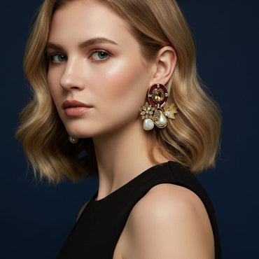 Baroque Statement Earrings – Rs. 1250