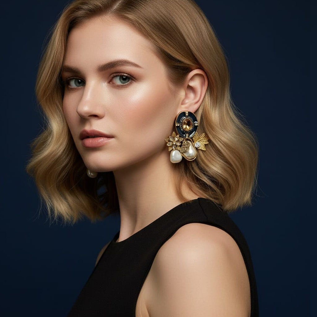 Baroque Statement Earrings – Rs. 1250