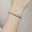 Gold Tone Baguette Cut Tennis Bracelet – Rs. 1650