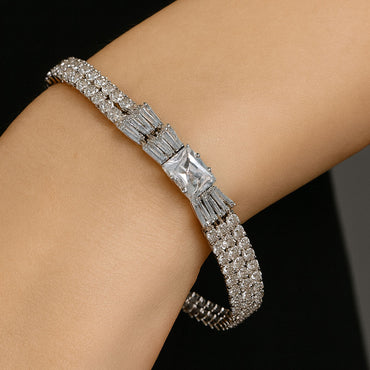 Baguette CZ Tennis Bracelet – Rs. 1,200