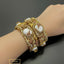 Temple Jewelry Bangles with Uncut Diamonds & Pearls – Rs. 4450