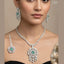 American Diamond & Emerald Mandala Necklace Set – Rs. 3950