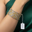 Layered Micro-Pave CZ & Gold Bangles – Rs. 2250