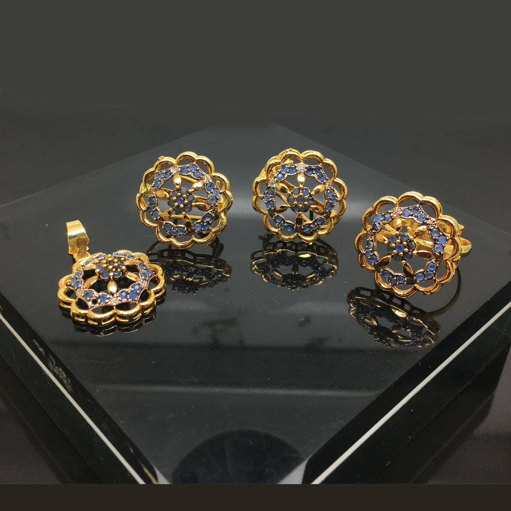 Stunning Traditional Coral Locket Set
