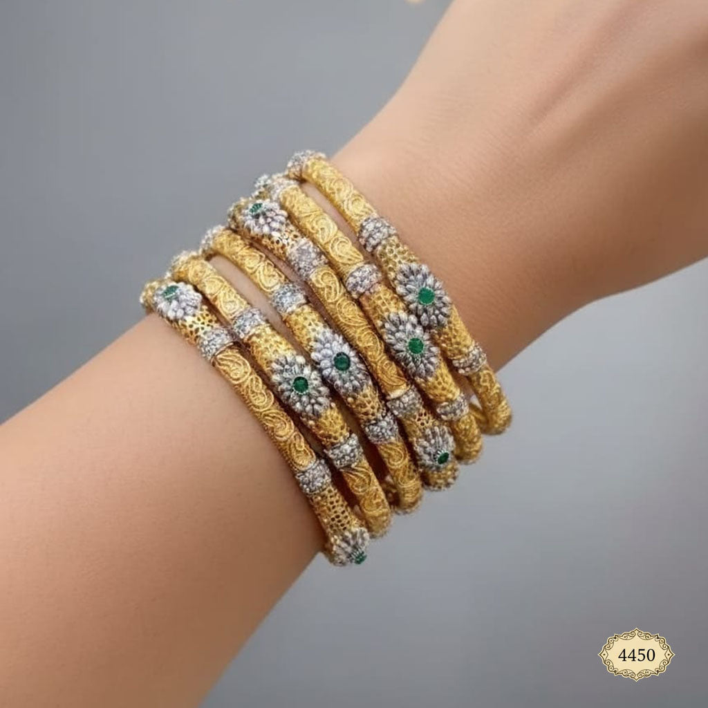 Traditional Gold Tone Kangan Collection – Rs. 4450