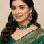 Emerald & Ruby Statement Bridal Choker Set – Rs. 2450