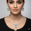 Rhodium Plated Fringe Pendant & Earrings Set – Rs. 4,850