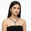 Glamorous Ten-Row Crystal Tennis Bracelet Style Cuff – Rs. 2,550