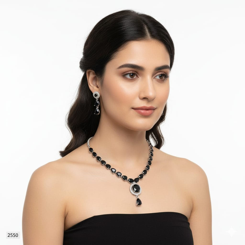 Glamorous Ten-Row Crystal Tennis Bracelet Style Cuff – Rs. 2,550