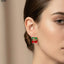 Chic Everyday Wear Novelty Cherry Studs – Rs. 350
