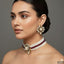 Elegant Formal Wear Textured Pearl Beaded Choker – Rs. 4,650
