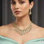 Statement Mint Green CZ Drop Necklace Set – Rs. 4,850