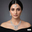 Two-Tier Pave CZ Choker Set with Cascading Diamond Look Drops – Rs. 7,250