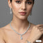 Minimalist Glamour Crystal Waterdrop Pendant Set – Rs. 3,250