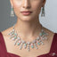 Pastel Dream Pink & Mint Crystal Necklace Set – Rs. 3,550