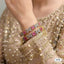 Luxurious Gold Tone & Gemstone Stackable Bangles (Set of 2) – Rs. 3,950